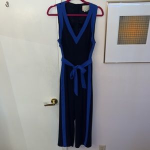 Anthropologie Elevenses. Jumpsuit. Open back. Size 8T